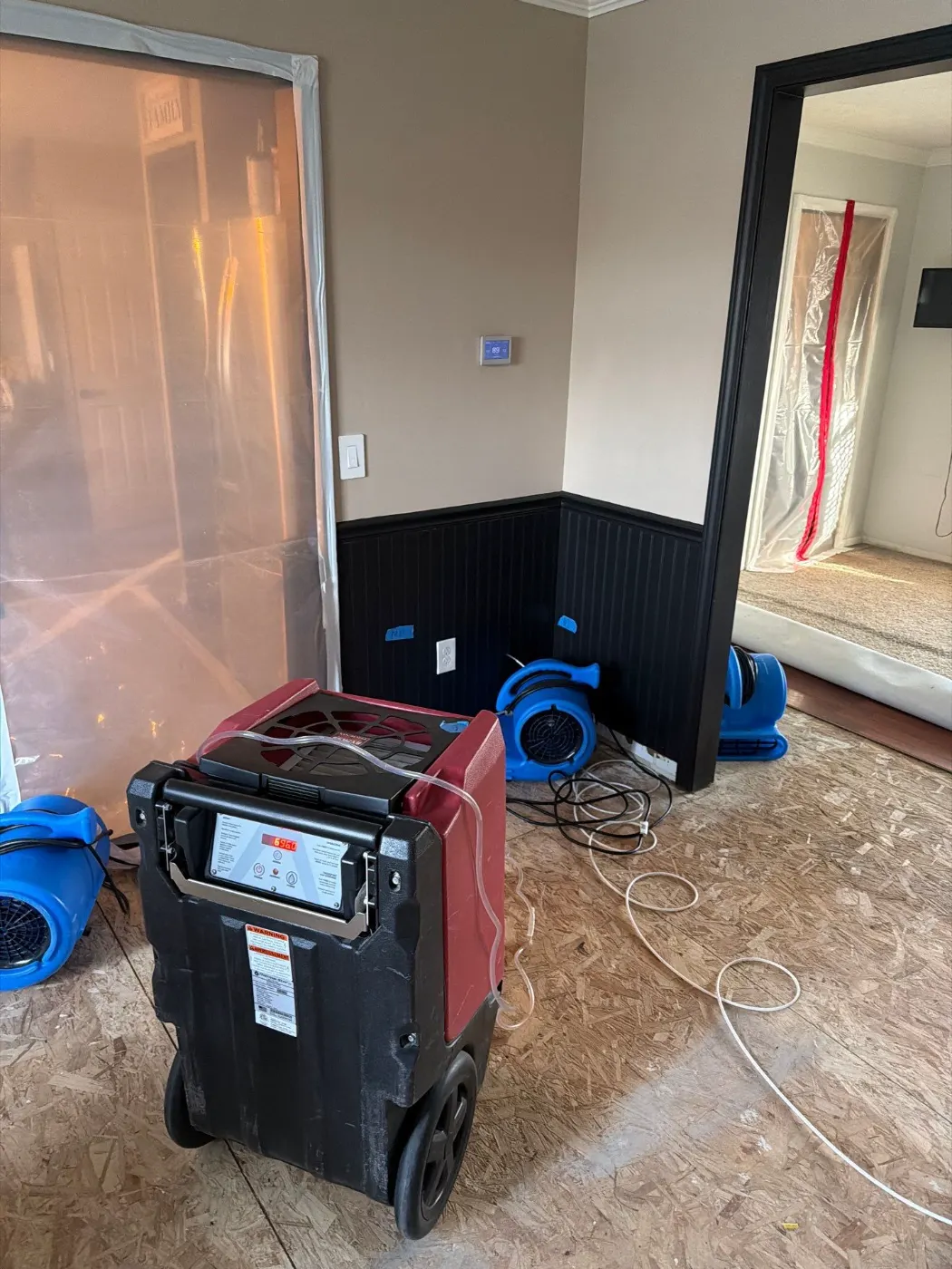 Water damage restoration by Glen Oaks Commons Water Restoration near Greenwood, IN